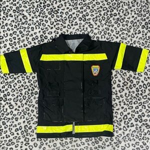 Kids Firefighter Costume - Black and Yellow